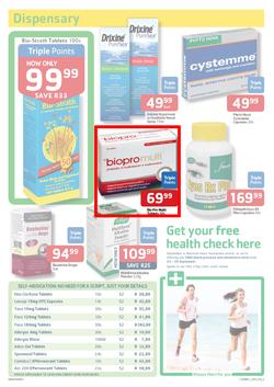 Pick N Pay Pharmacy : Summer Savings On Health (23 Sep - 6 Oct 2013), page 3