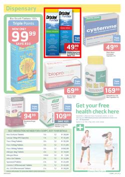 Pick N Pay Pharmacy : Summer Savings On Health (23 Sep - 6 Oct 2013), page 3