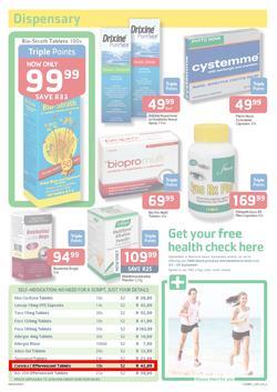 Pick N Pay Pharmacy : Summer Savings On Health (23 Sep - 6 Oct 2013), page 3