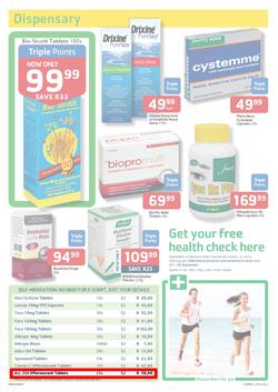 Pick N Pay Pharmacy : Summer Savings On Health (23 Sep - 6 Oct 2013), page 3