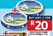 Dairy Princess Creamy Cheese Wedges-2x125Gm