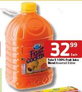 Take 5 100% Fruit Juice Blend-3L Each
