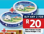 Dairy Princess Creamy Cheese Wedges-2x125Gm