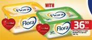Flora Regular Or Light Medium Fat Spread Tub-1Kg Each