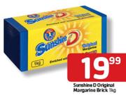 Sunshine D Original Margarine Brick-1Kg