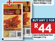 Eskort Gold Medal Pork Sausages-2x375Gm
