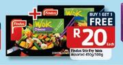  Findus Stir Fry Wok-450g/500gm Each