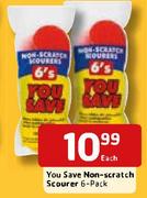 You Save Non Scratch Scourer-6 Pack Each