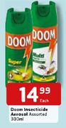 Doom Insecticide Aerosol Assorted-300ml Each