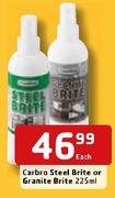 Carbro Steel Brite Or Granite Brite-225ml Each