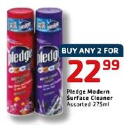 Pledge Modern Surface Cleaner Assorted-2x275ml