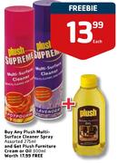 Plush multi-surface cleaner spray assorted-275ml
