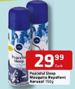 Peacful Sleep Mosquito Repellent Aerosol-150gm Each
