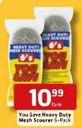 You Save Heavy Duty Mesh Scourer-6 Pack Each