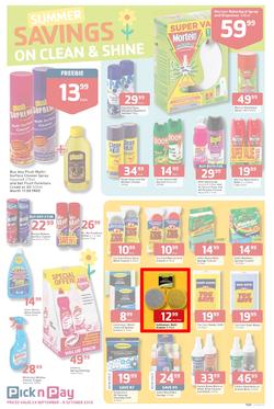 Pick N Pay : Summer Savings On Spring Cleaning (23 Sep - 6 Oct 2013), page 3