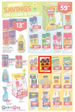 Pick N Pay : Summer Savings On Spring Cleaning (23 Sep - 6 Oct 2013), page 3