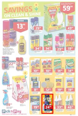 Pick N Pay : Summer Savings On Spring Cleaning (23 Sep - 6 Oct 2013), page 3