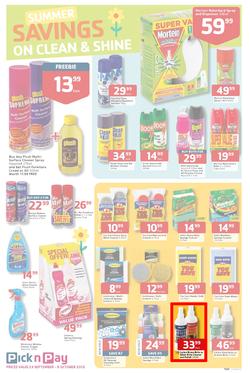 Pick N Pay : Summer Savings On Spring Cleaning (23 Sep - 6 Oct 2013), page 3