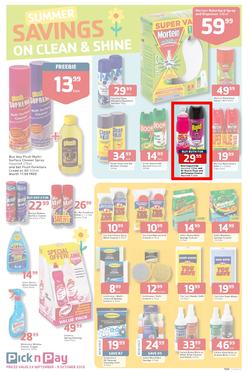 Pick N Pay : Summer Savings On Spring Cleaning (23 Sep - 6 Oct 2013), page 3