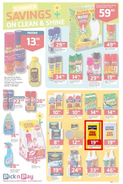 Pick N Pay : Summer Savings On Spring Cleaning (23 Sep - 6 Oct 2013), page 3