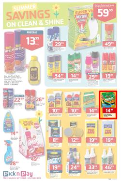 Pick N Pay : Summer Savings On Spring Cleaning (23 Sep - 6 Oct 2013), page 3