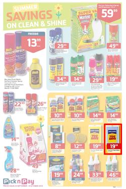 Pick N Pay : Summer Savings On Spring Cleaning (23 Sep - 6 Oct 2013), page 3