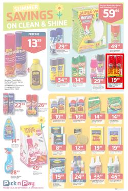Pick N Pay : Summer Savings On Spring Cleaning (23 Sep - 6 Oct 2013), page 3