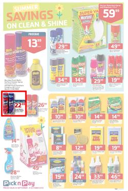 Pick N Pay : Summer Savings On Spring Cleaning (23 Sep - 6 Oct 2013), page 3