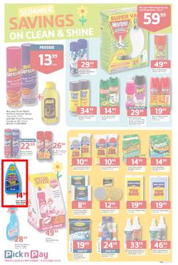 Pick N Pay : Summer Savings On Spring Cleaning (23 Sep - 6 Oct 2013), page 3