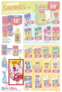 Pick N Pay : Summer Savings On Spring Cleaning (23 Sep - 6 Oct 2013), page 3