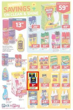 Pick N Pay : Summer Savings On Spring Cleaning (23 Sep - 6 Oct 2013), page 3
