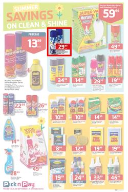 Pick N Pay : Summer Savings On Spring Cleaning (23 Sep - 6 Oct 2013), page 3