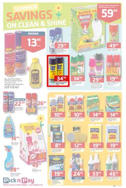 Pick N Pay : Summer Savings On Spring Cleaning (23 Sep - 6 Oct 2013), page 3