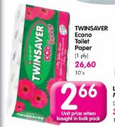 Twinsaver Econo Toilet Paper(1 Ply)-Each
