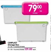 Cenplast Storage Box-45L Each