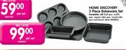 Home Discovery 5 Piece Bakeware Set-Per Set