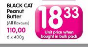 Black Cat Peanut Butter-400g Each