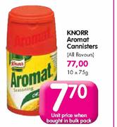 Knorr Aromat Cannisters-75g Each