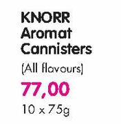 Knorr Aromat Cannisters-10X75g