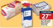PnP No Name Large Eggs-6s, Blue Ribbon Premier One Brown Bread-700Gm And UHT Milk-1L