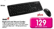Genius Keyboard and Mouse Combo-Per Combo