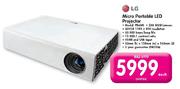 LG Micro Portable LED Projector(PB60G)