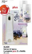 Glade Sense & Spray Complete+ 2x Refills