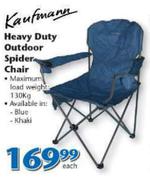 Kaufmann Heavy Duty Outdoor Spider Chair-Each