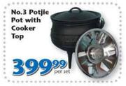 Kaufmann No. 3 Potjie Pot With Cooker Top-Per Set