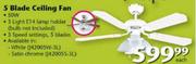 5 Blade Ceiling Fan-Each