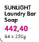 Sunlight Laundry Bar Soap-84 x 250gm