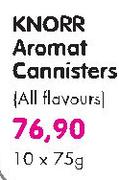 Knorr Aromat Cannisters(All Flavours)-10X75g