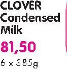 Clover Condensed Milk-6X385g