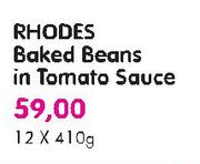 Rhodes Baked Beans in Tomato Sauce-17X410g
